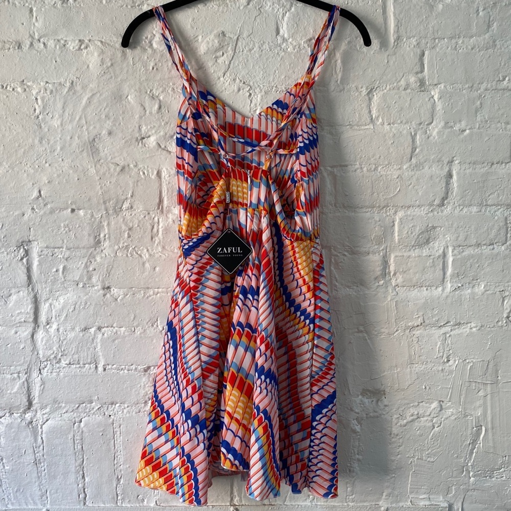 Mini Colorful Pattern Dress - Picture 2 of 2